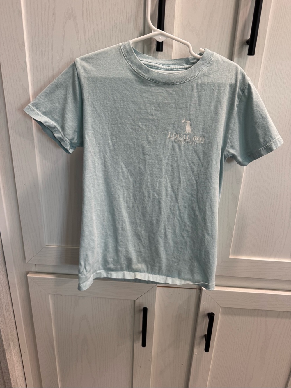 Local Boy Light Blue Short Sleeve Tee for Kids